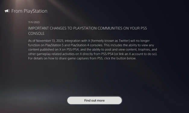 Sony Follows Microsoft by Terminating Twitter Support on PlayStation Consoles