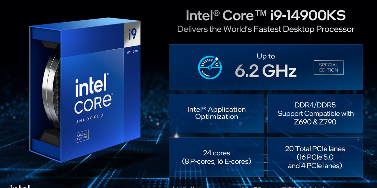Waste of Sand – Intel Unveils The 6.2GHz Core i9-14900KS Processor Priced at $700