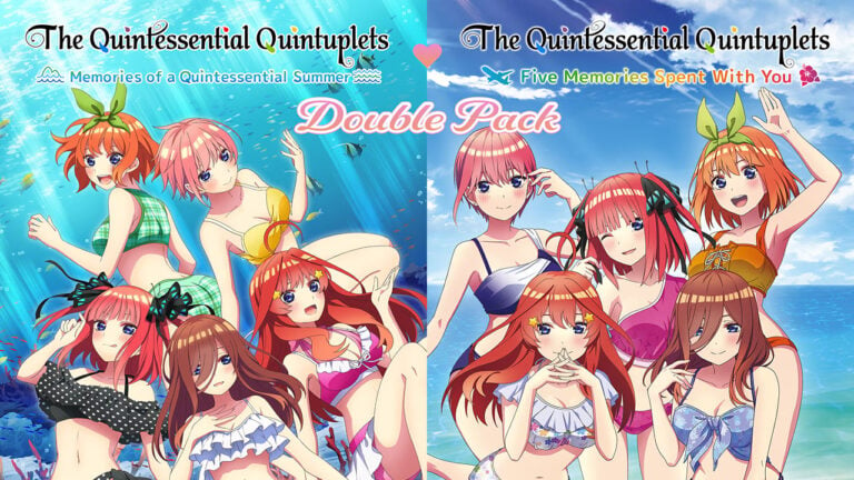 PSN and eShop Listings For The Quintessential Quintuplets Double Pack Indicate Western Release of Two Visual Novels Next Week