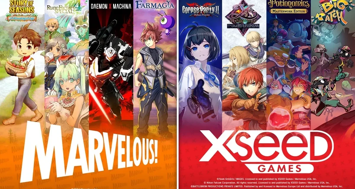 Marvelous USA and XSEED Games to Operate as Separate Publishing Labels under Marvelous